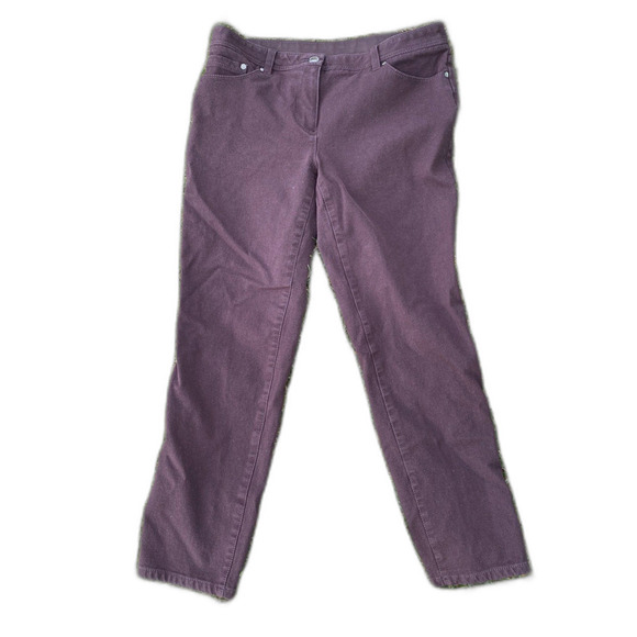 Set of 2 Chicos So Slimming Smooth Girlfriend Jean Chino Pants Size 1 Short / 8P - Picture 8 of 12